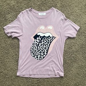 daydreamer free people rolling stones graphic tee